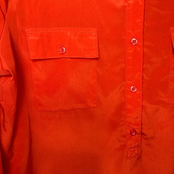 Old Navy Women's Size Medium Burnt Orange Blouse - Picture 4 of 7
